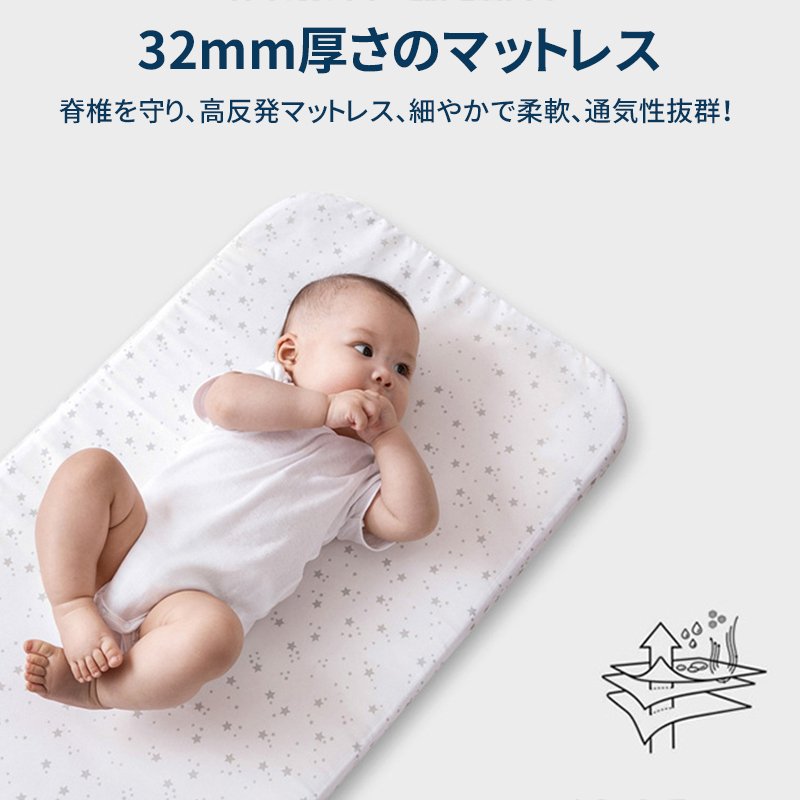 HZDMJ 2022最新モデル 添い寝 ベビーベッド ミニ 持ち運び 折りたたみ SGS認証済 三年保証 新生児 0ヶ 月〜24ヶ月 ゆりかご 蚊帳  付き 出産祝い 3色 – Baby Gift Boxs
